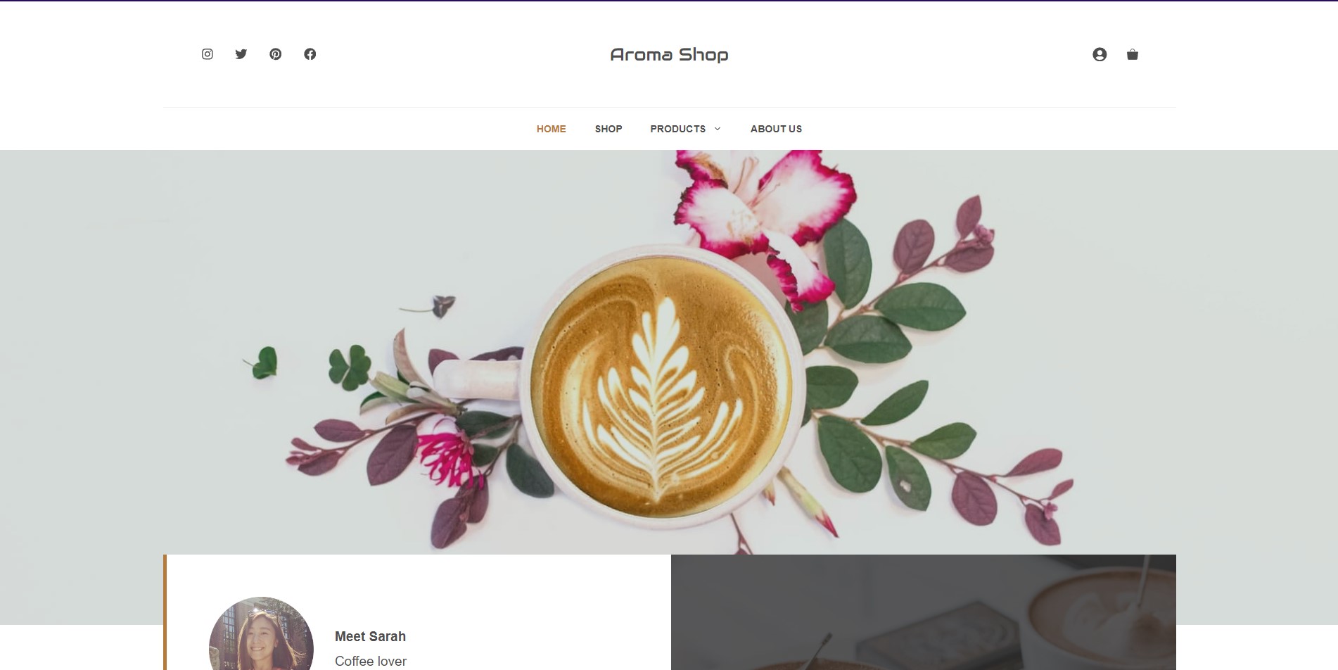 Ready Made Coffee Shop Website
