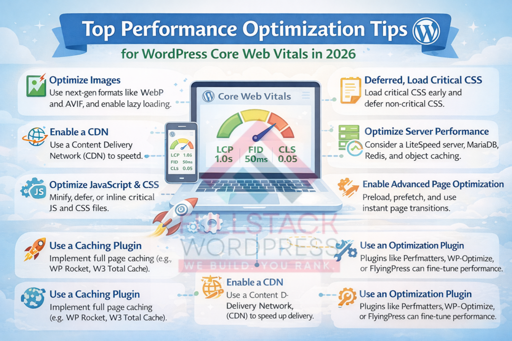 Top Performance Optimization Tips for WordPress Core Web Vitals | Dev Stylist Co. 